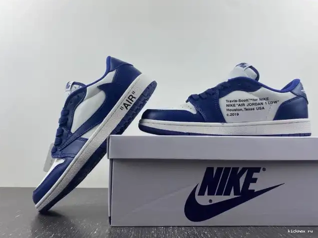 Rep Kickmax CUSTOM 1 SCOTT X OFF-WHITE X JORDAN AIR TRAVIS DM7890-101 0620